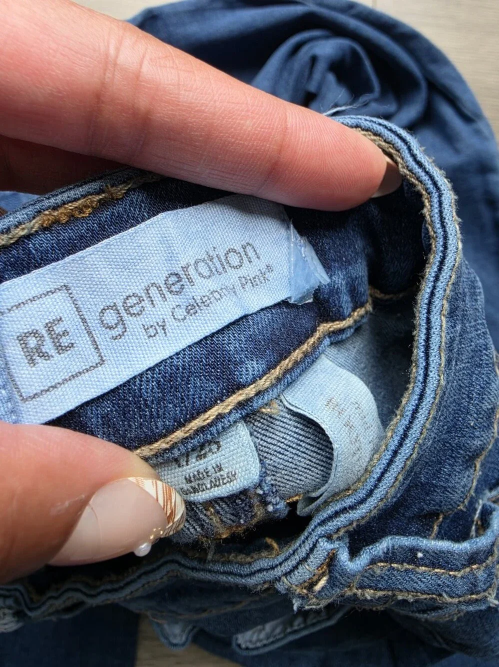 Celebrity Pink Dark Blue Bootcut Jeans